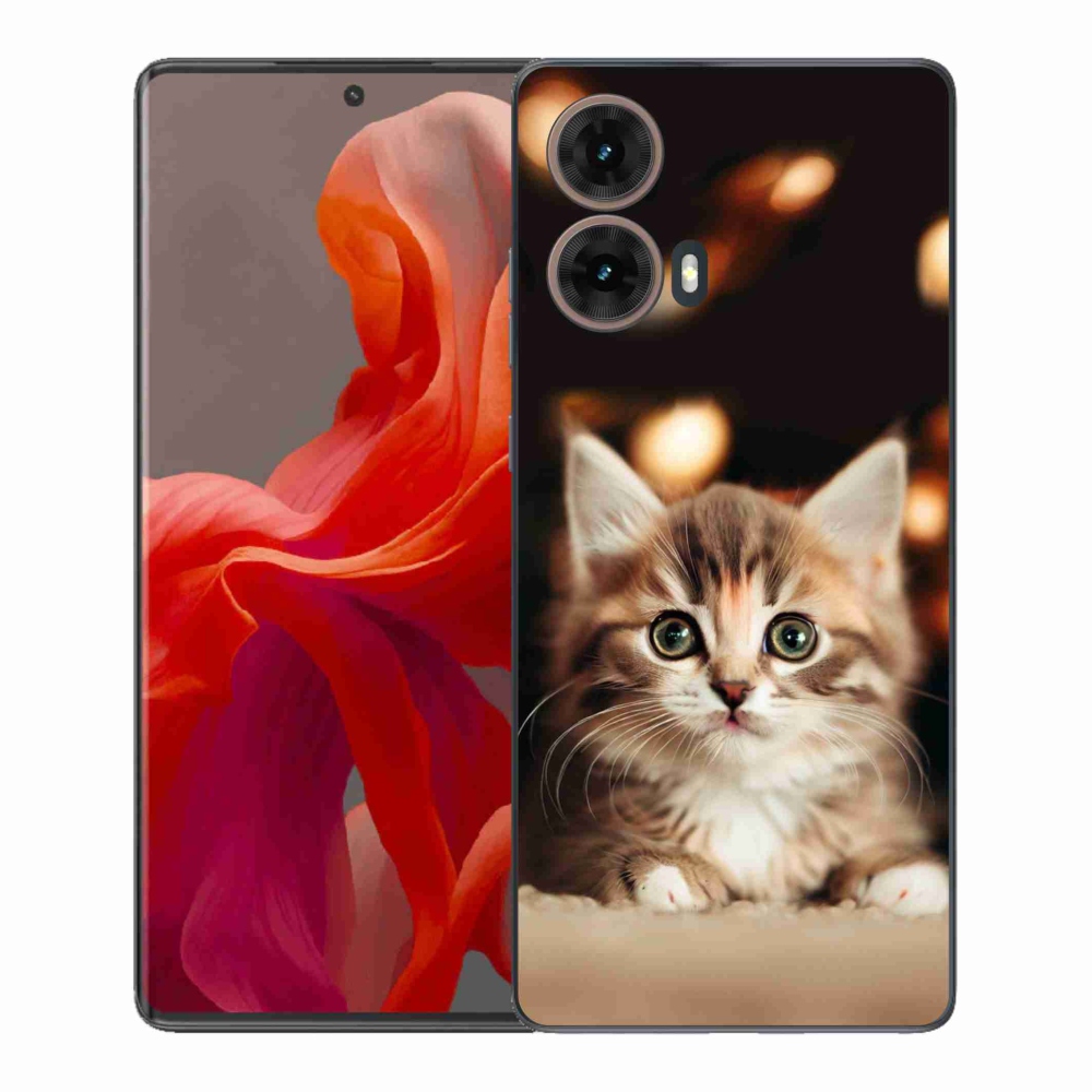 Gélový kryt mmCase na Motorola Moto G85 5G - roztomilé mačiatko 2