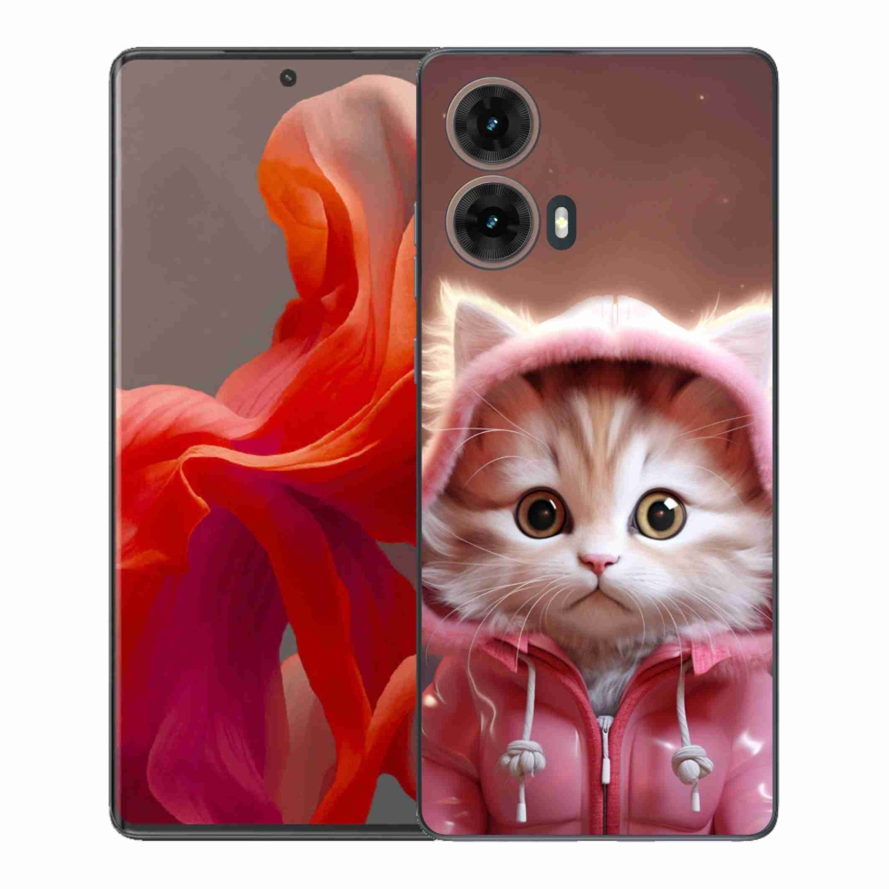 Gélový kryt mmCase na Motorola Moto G85 5G - roztomilé mačiatko 3