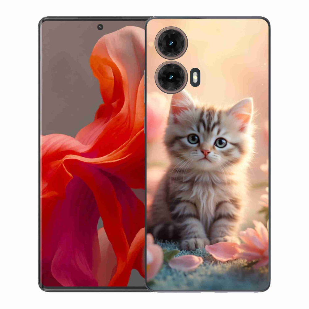 Gélový kryt mmCase na Motorola Moto G85 5G - roztomilé mačiatko 8