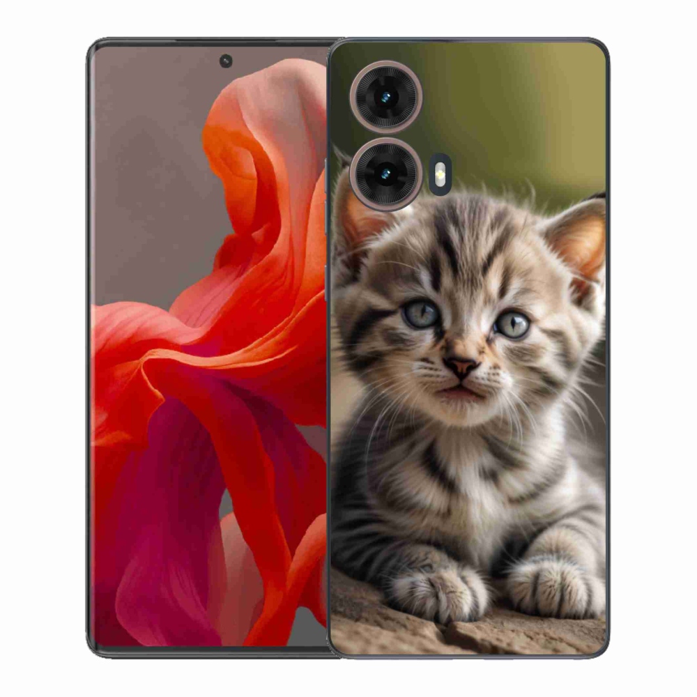 Gélový kryt mmCase na Motorola Moto G85 5G - roztomilé mačiatko 9