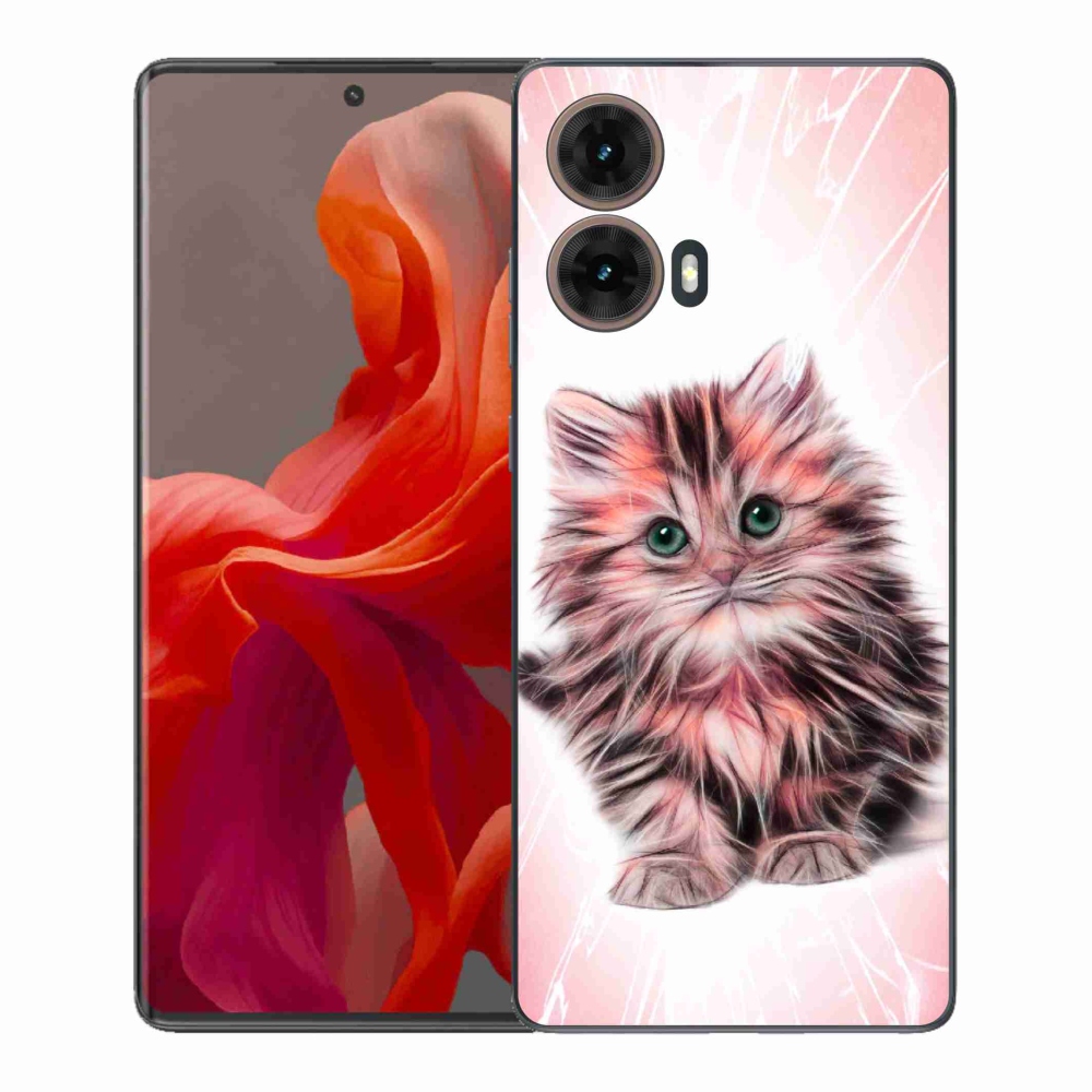 Gélový kryt mmCase na Motorola Moto G85 5G - roztomilé mačiatko