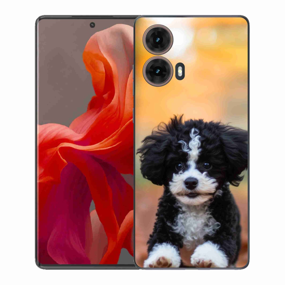 Gélový kryt mmCase na Motorola Moto G85 5G - roztomilé šteňa 2