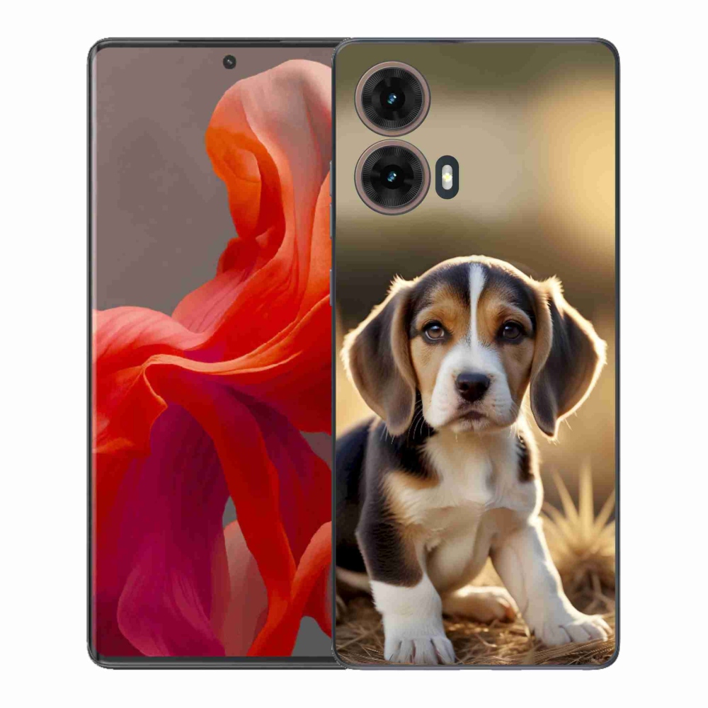 Gélový kryt mmCase na Motorola Moto G85 5G - roztomilý bígl