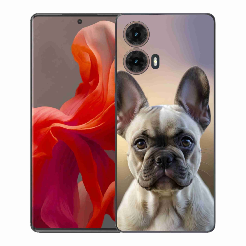 Gélový kryt mmCase na Motorola Moto G85 5G - roztomilý francúzsky buldoček