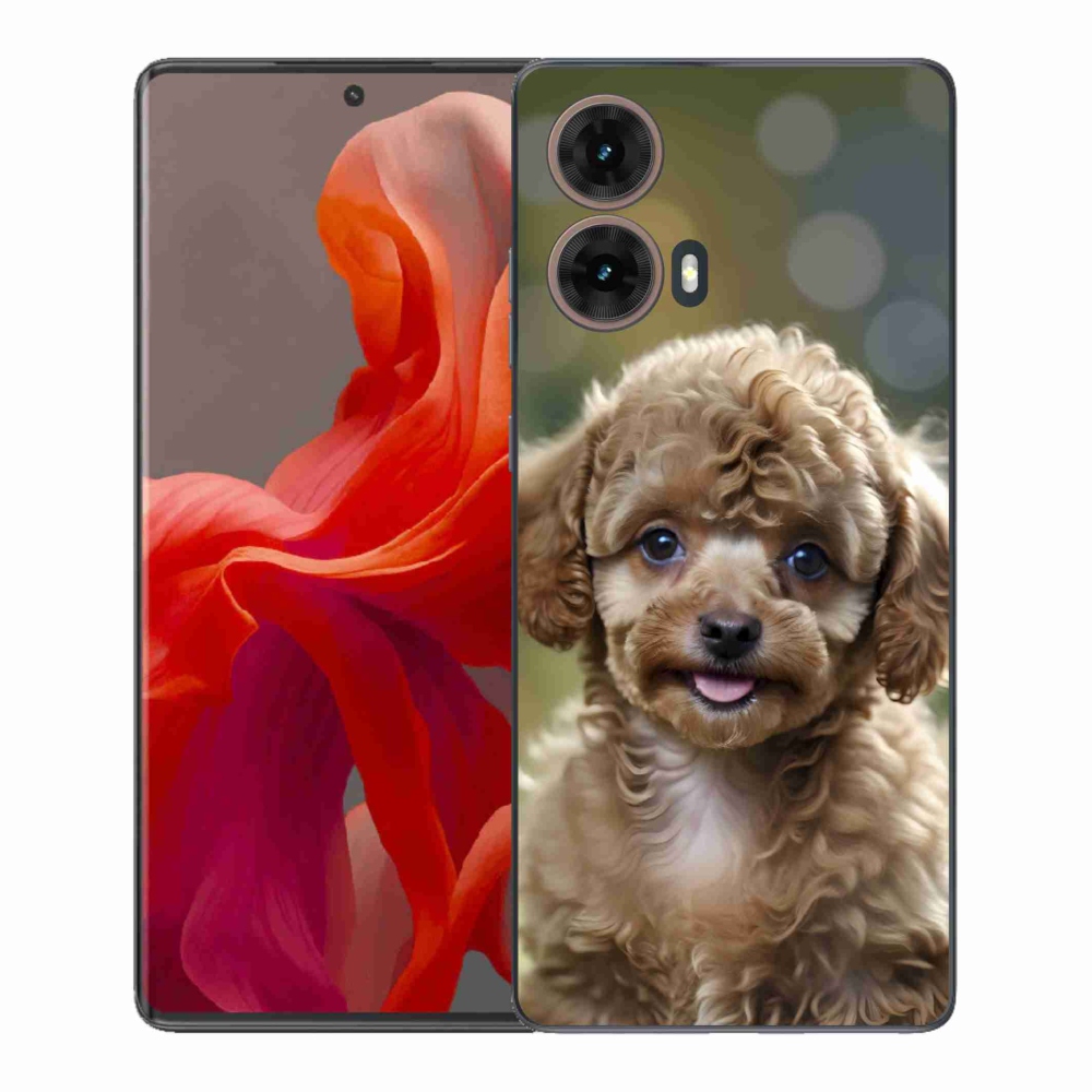 Gélový kryt mmCase na Motorola Moto G85 5G - roztomilý pudel