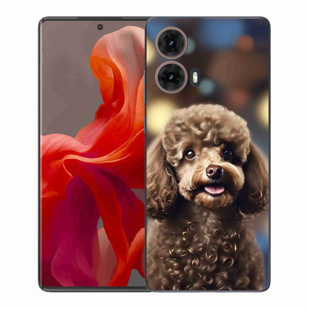 Gélový kryt mmCase na Motorola Moto G85 5G - roztomilý pudel