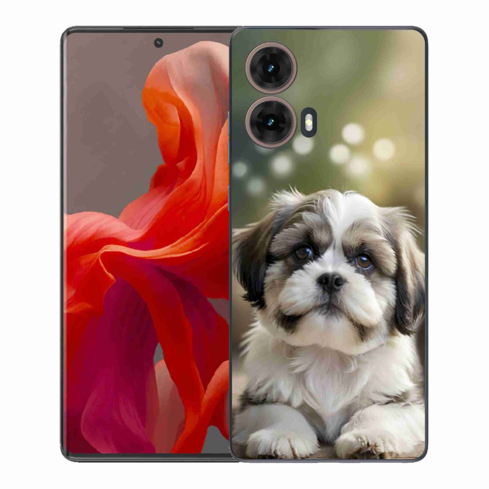 Gélový kryt mmCase na Motorola Moto G85 5G - roztomilý shih-tzu