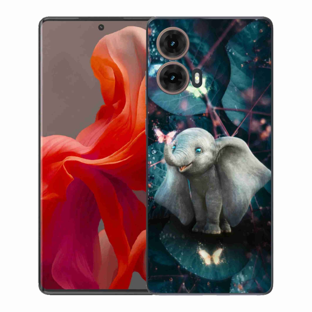 Gélový kryt mmCase na Motorola Moto G85 5G - roztomilý slon