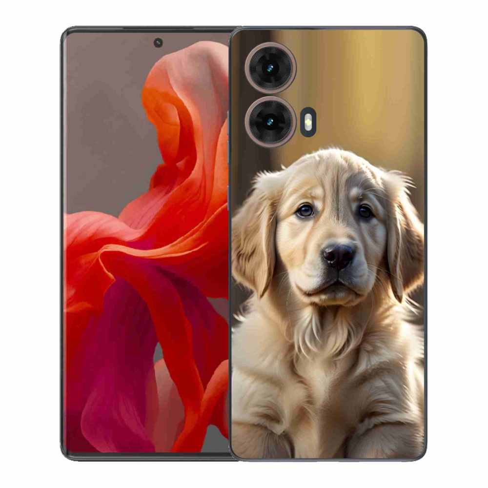 Gélový kryt mmCase na Motorola Moto G85 5G - roztomilý zlatý retriever