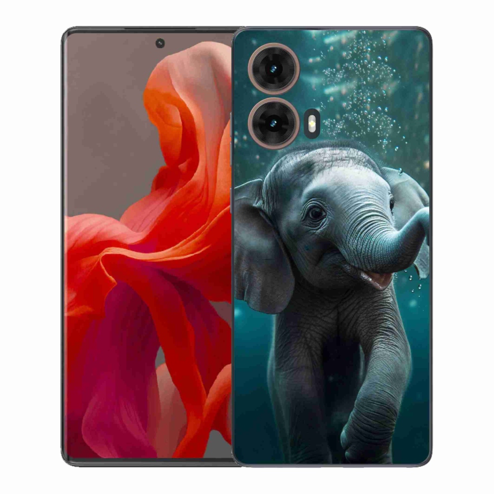 Gélový kryt mmCase na Motorola Moto G85 5G - sloník pod vodou
