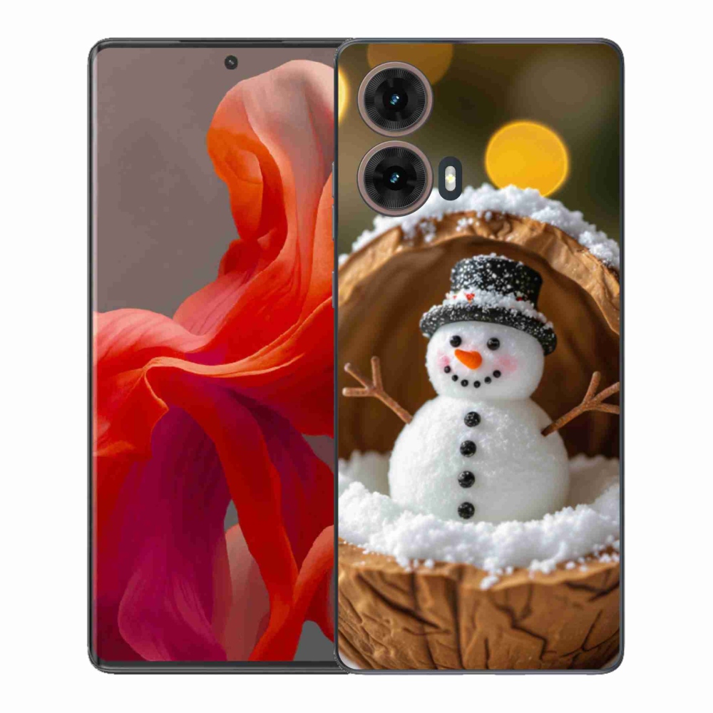 Gélový kryt mmCase na Motorola Moto G85 5G - snehuliak 4