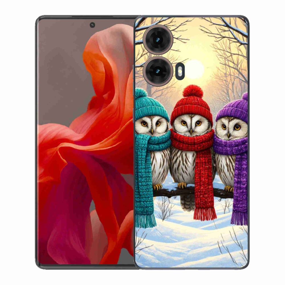 Gélový kryt mmCase na Motorola Moto G85 5G - soví priatelia