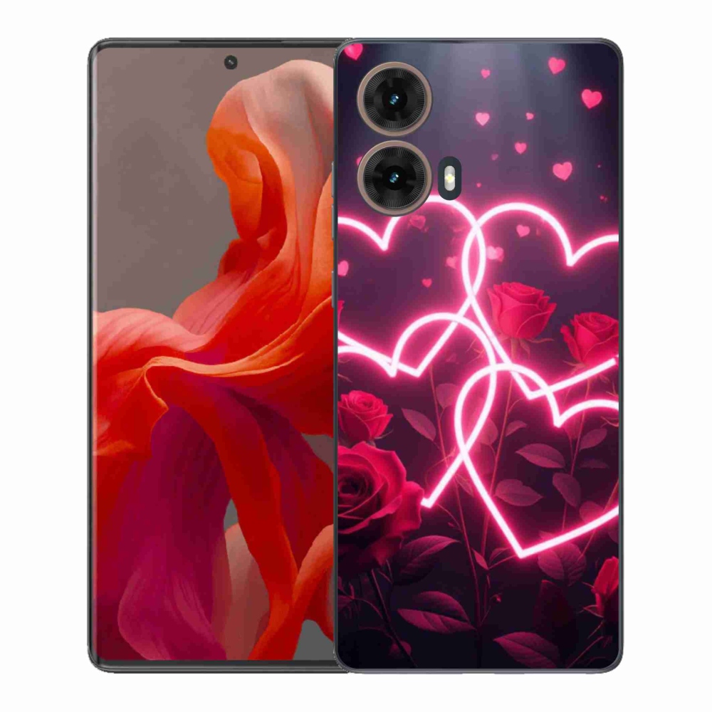 Gélový kryt mmCase na Motorola Moto G85 5G - srdce lásky