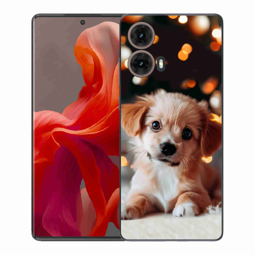 Gélový kryt mmCase na Motorola Moto G85 5G - šteniatko