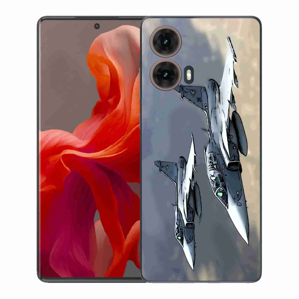 Gélový kryt mmCase na Motorola Moto G85 5G - stíhačky