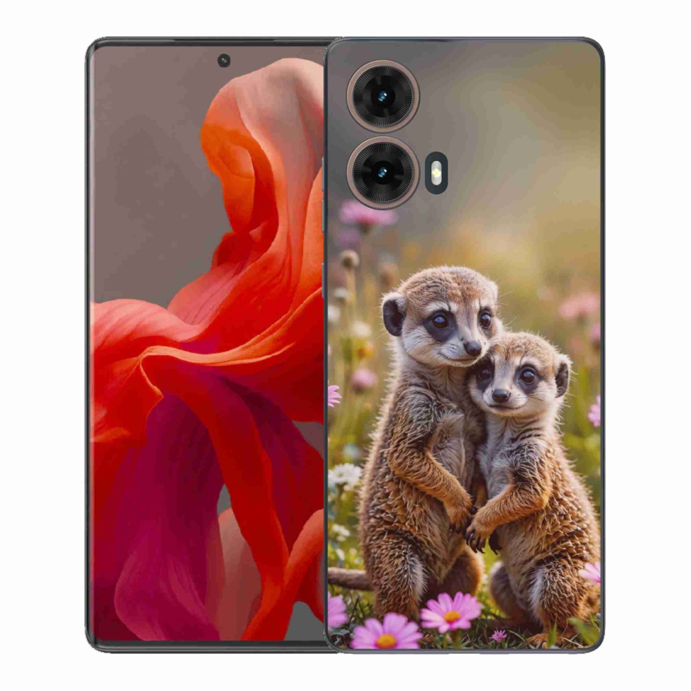 Gélový kryt mmCase na Motorola Moto G85 5G - surikatí duo