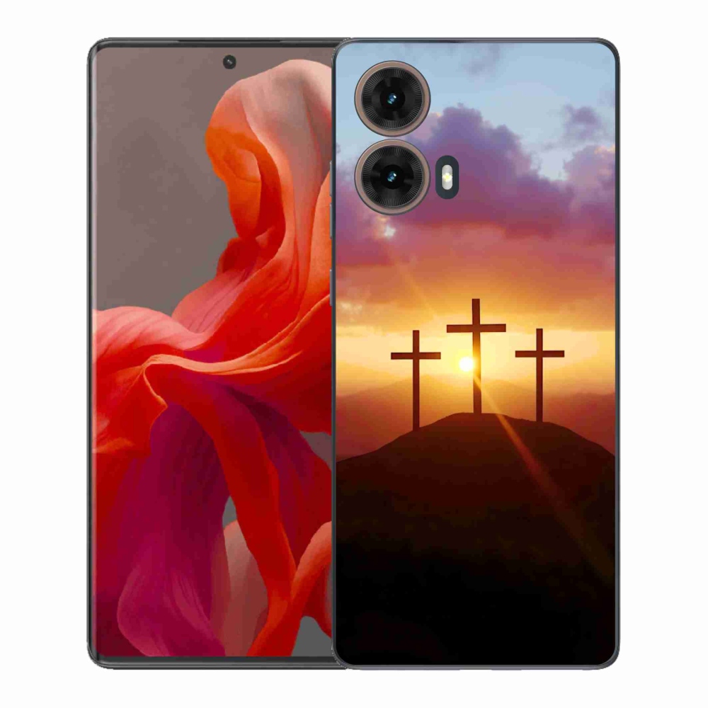 Gélový kryt mmCase na Motorola Moto G85 5G - tri kríža