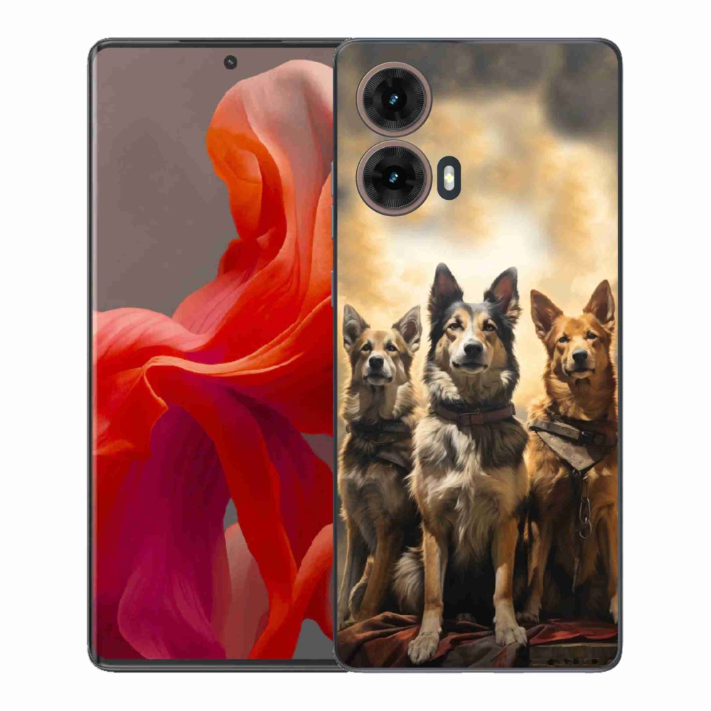 Gélový kryt mmCase na Motorola Moto G85 5G - tri psy