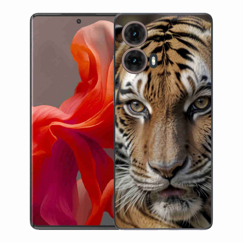 Gélový kryt mmCase na Motorola Moto G85 5G - tigrie pohľad