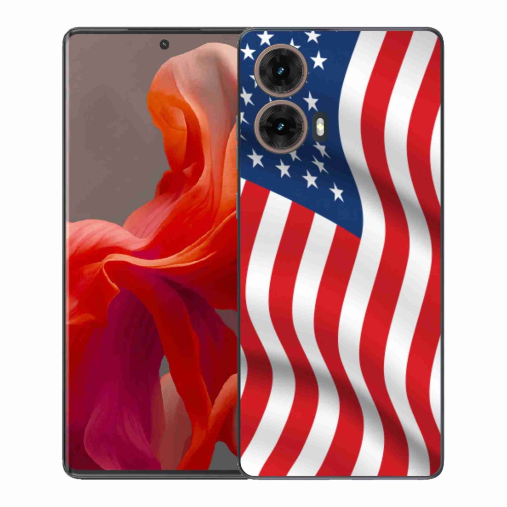 Gélový kryt mmCase na Motorola Moto G85 5G - USA vlajka