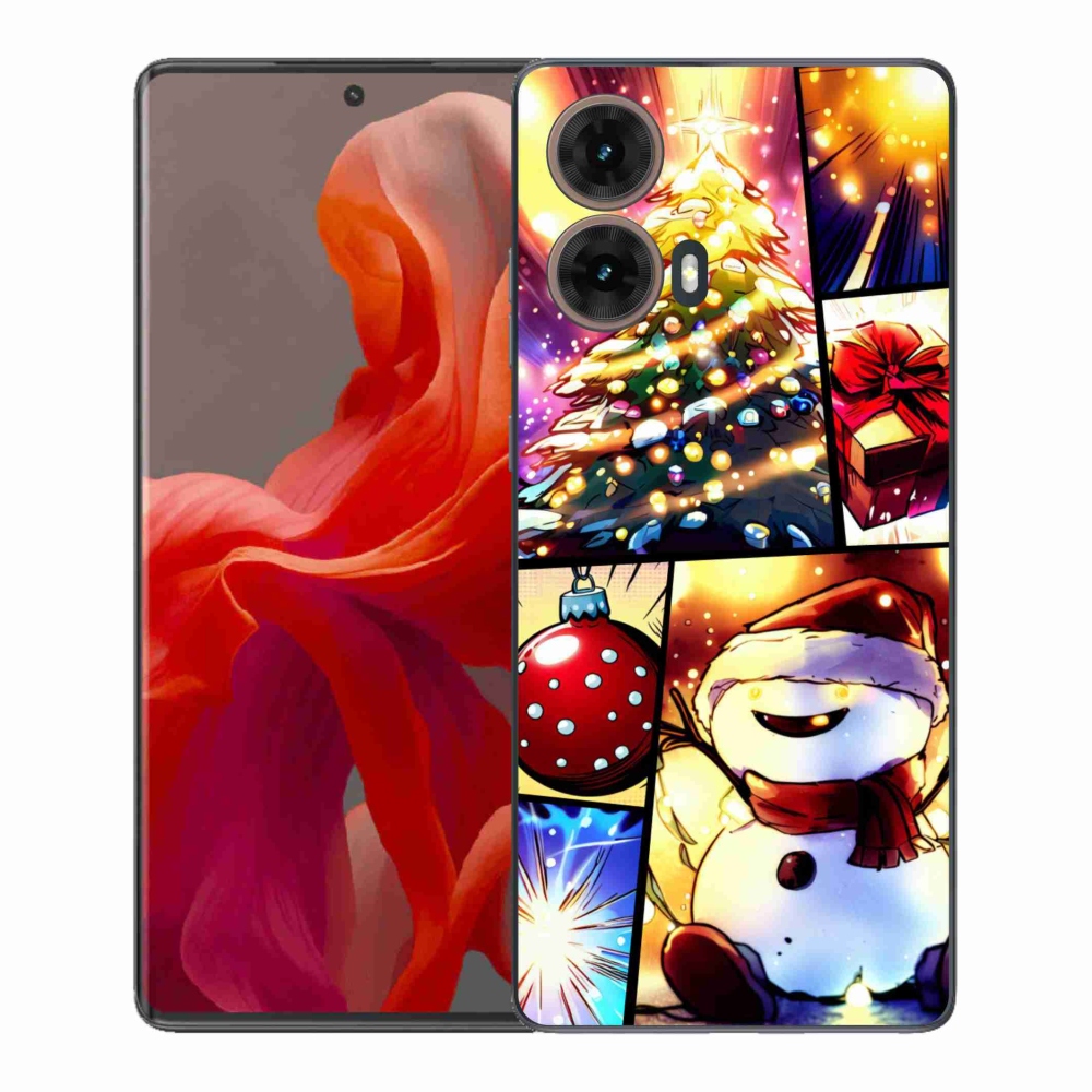 Gélový kryt mmCase na Motorola Moto G85 5G - vianočné motívy 1