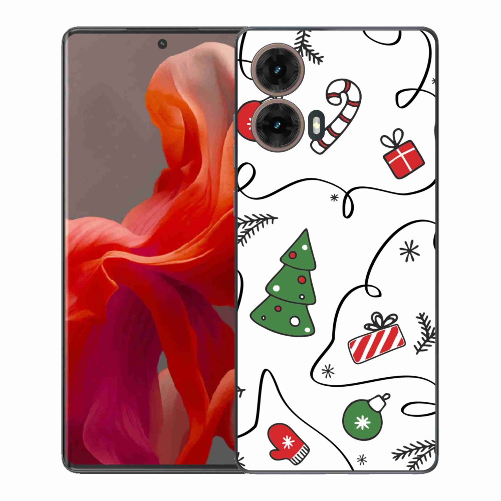 Gélový kryt mmCase na Motorola Moto G85 5G - vianočné motívy