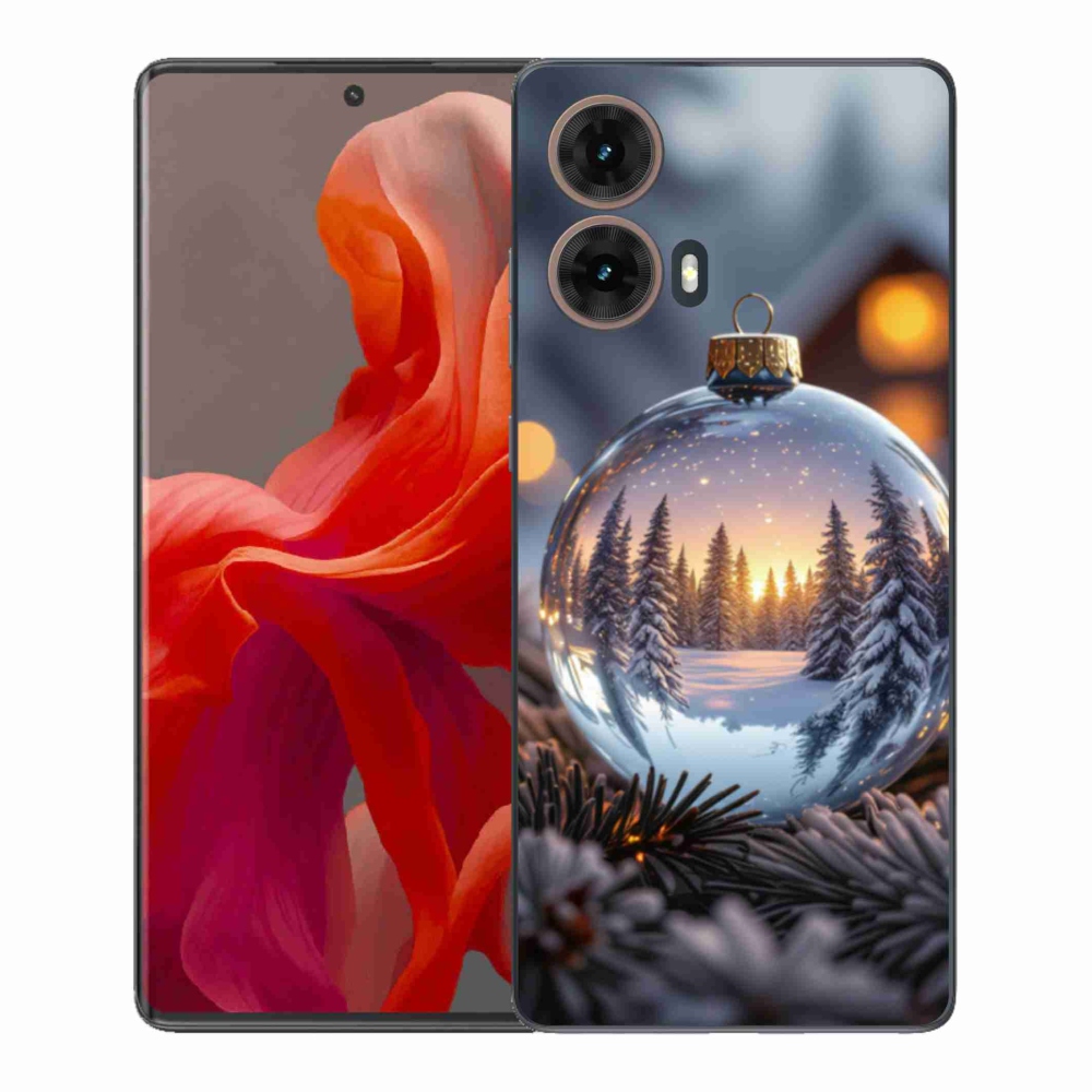 Gélový kryt mmCase na Motorola Moto G85 5G - vianočná ozdoba