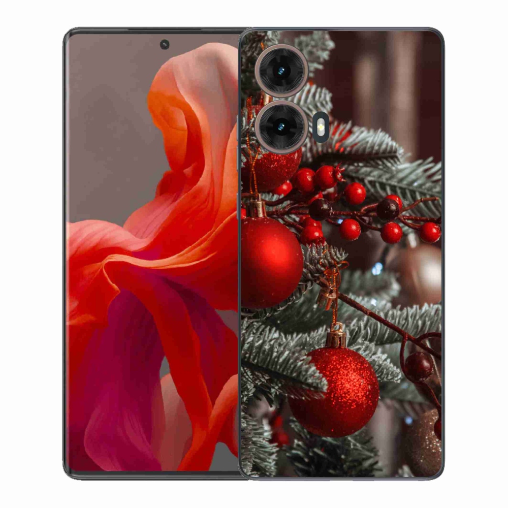 Gélový kryt mmCase na Motorola Moto G85 5G - vianočné ozdoby 2