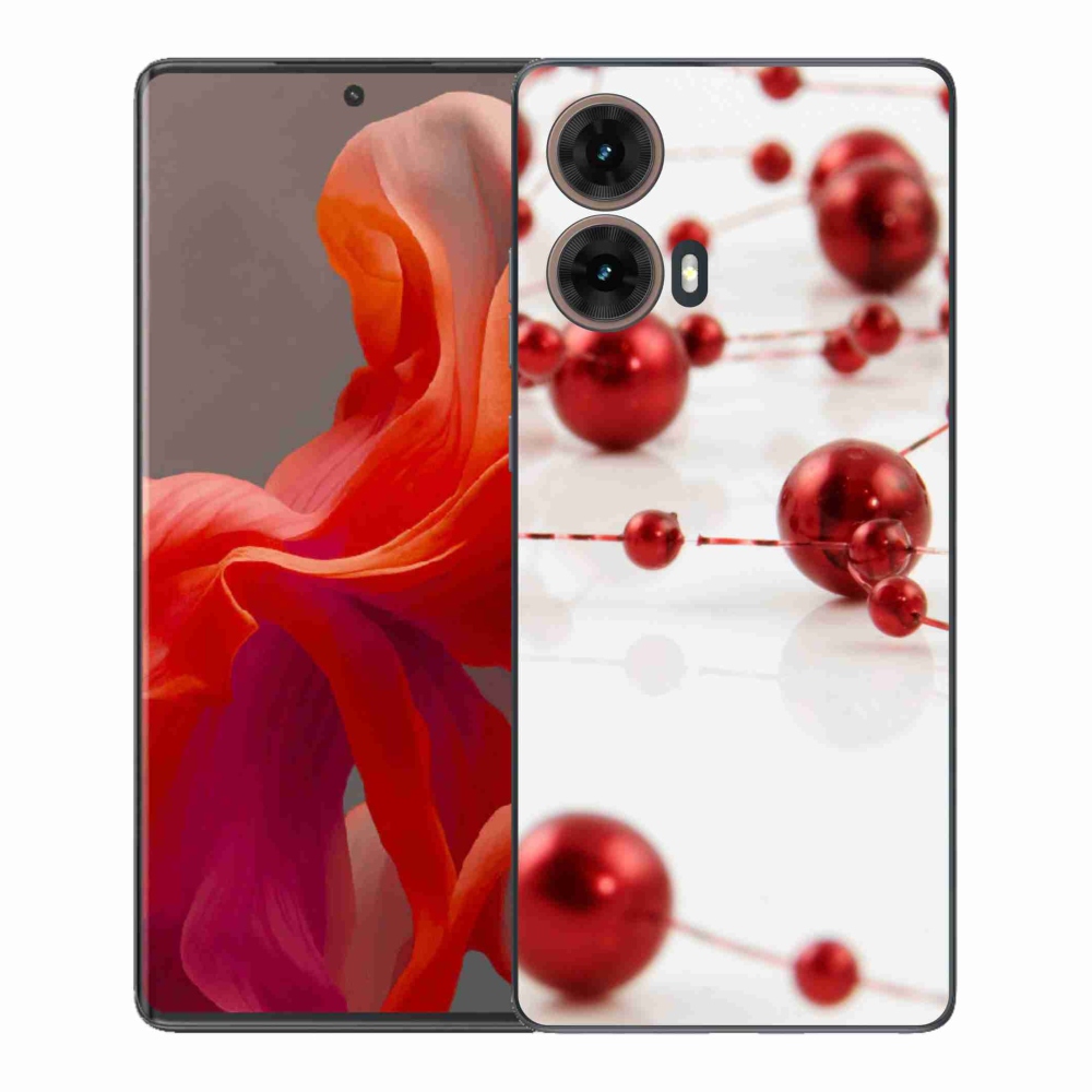 Gélový kryt mmCase na Motorola Moto G85 5G - vianočná reťaz