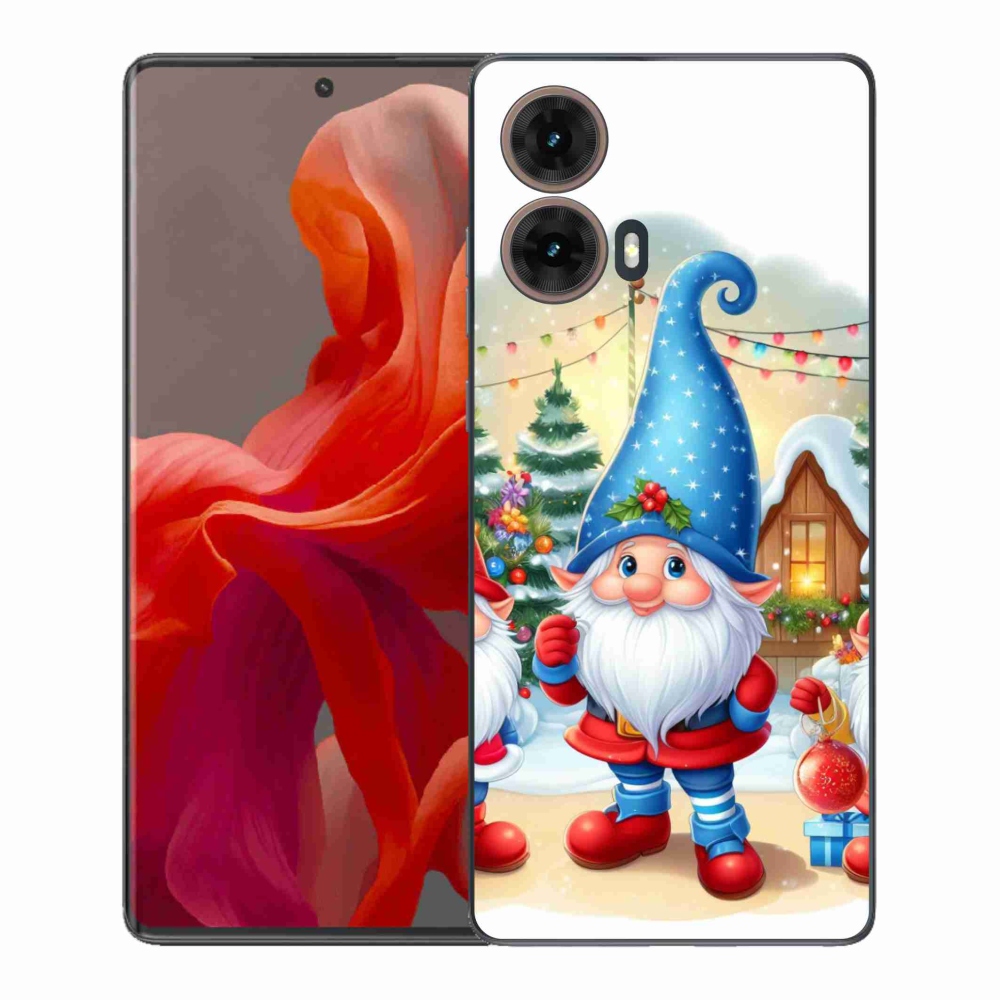 Gélový kryt mmCase na Motorola Moto G85 5G - vianočné škriatkovia