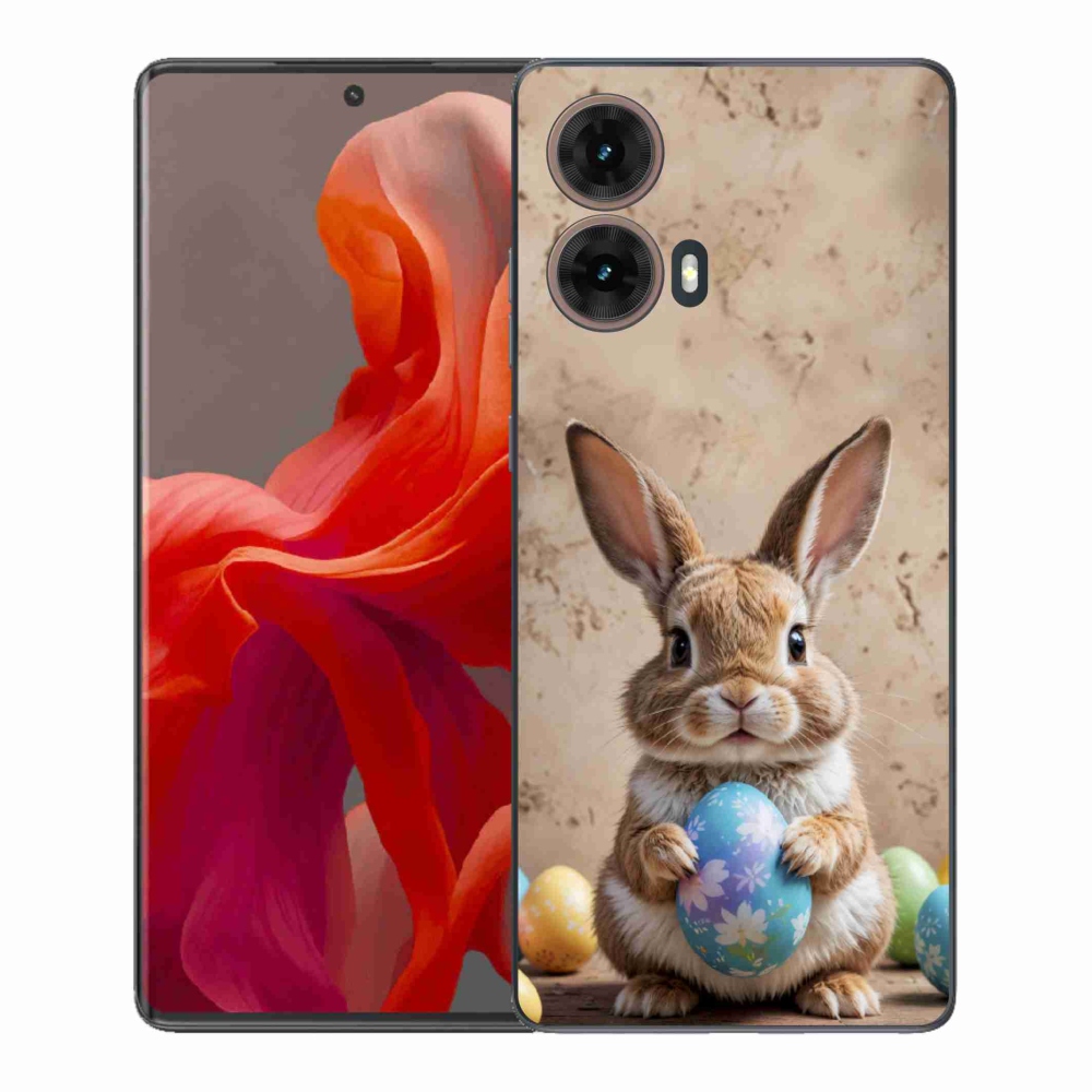 Gélový kryt mmCase na Motorola Moto G85 5G - veľkonočný zajačik