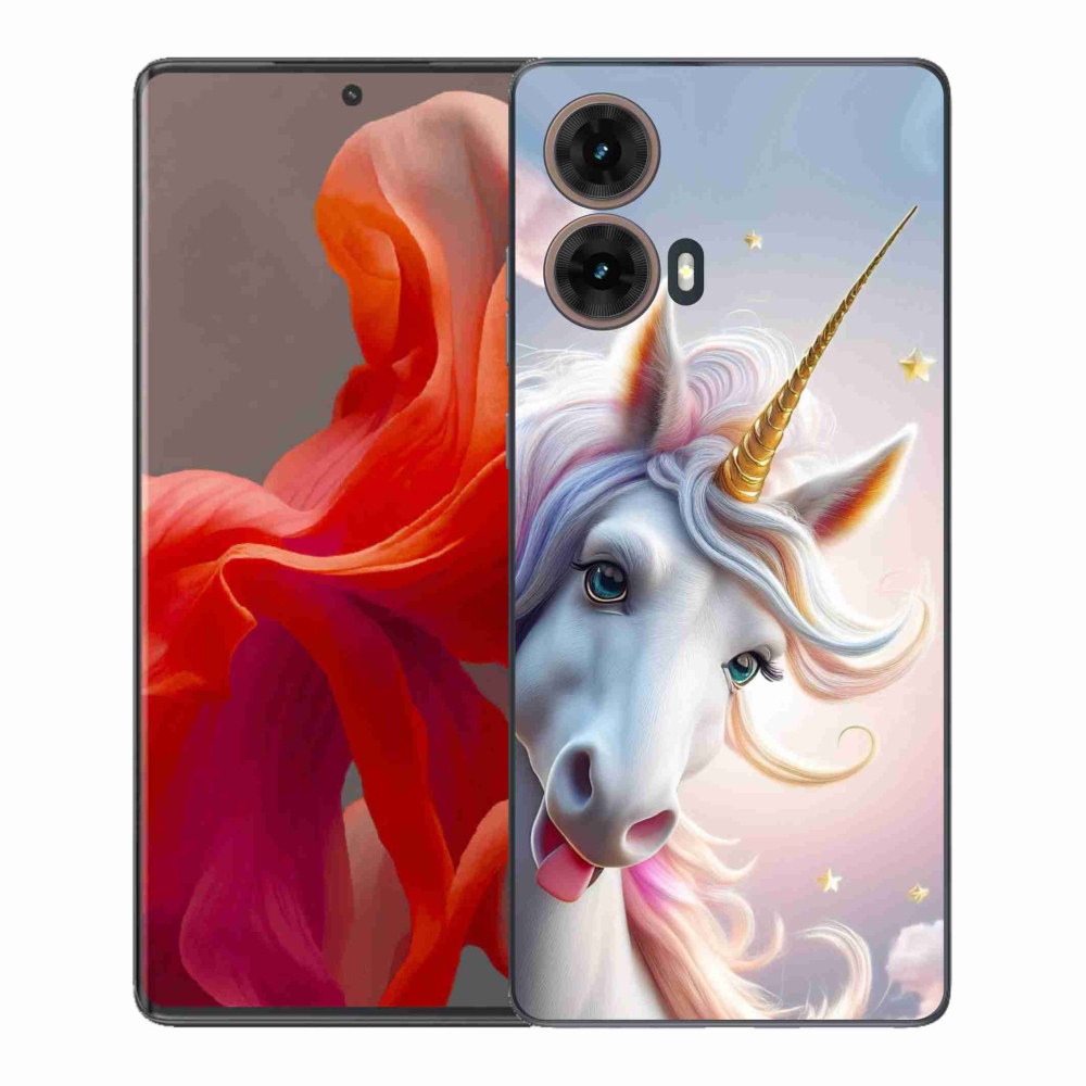 Gélový kryt mmCase na Motorola Moto G85 5G - veselý jednorožec