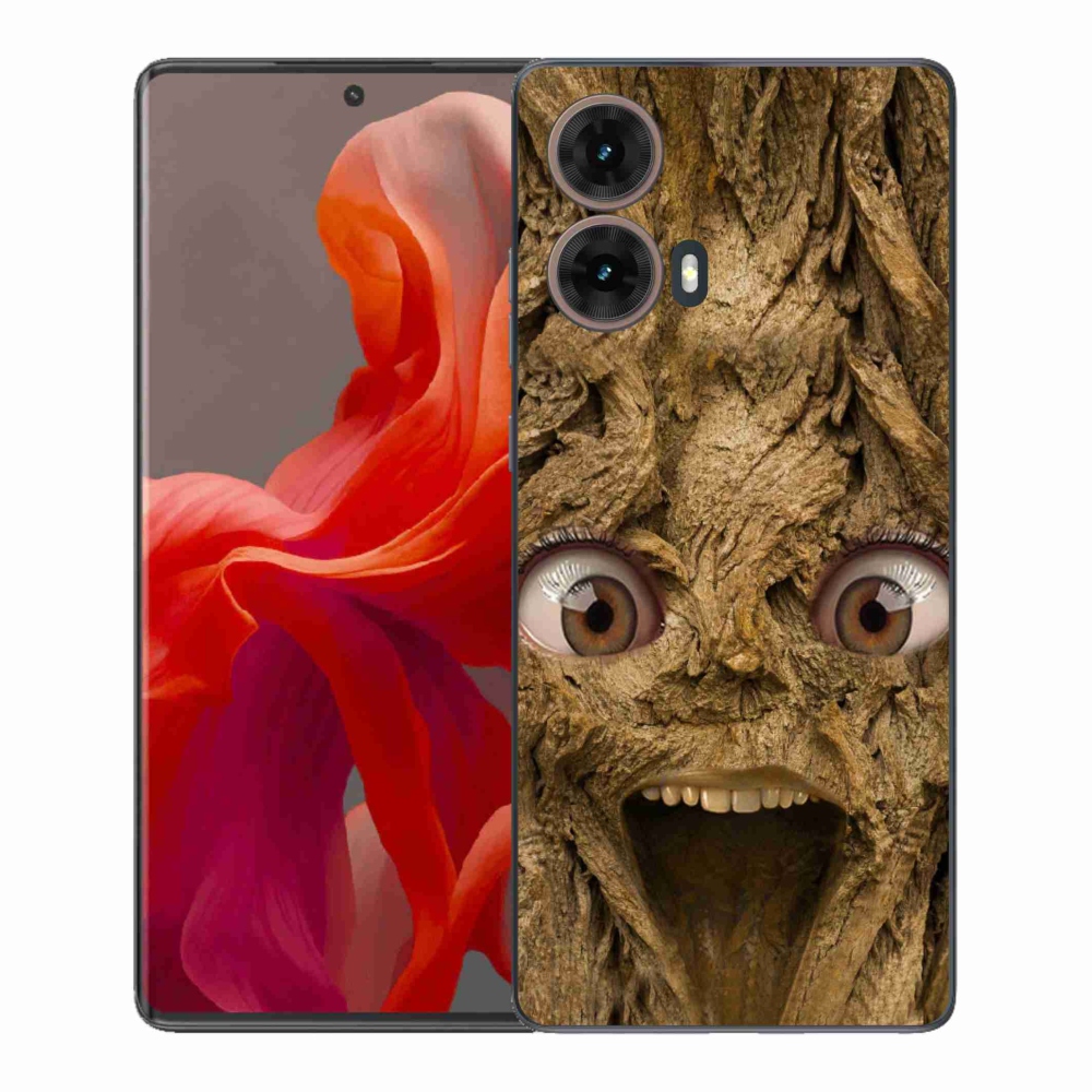 Gélový kryt mmCase na Motorola Moto G85 5G - veselý strom s očami