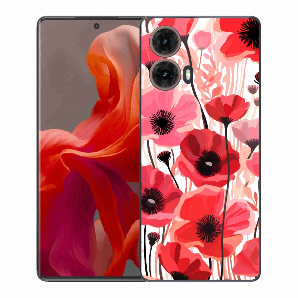 Gélový kryt mmCase na Motorola Moto G85 5G - vlčí mak 1