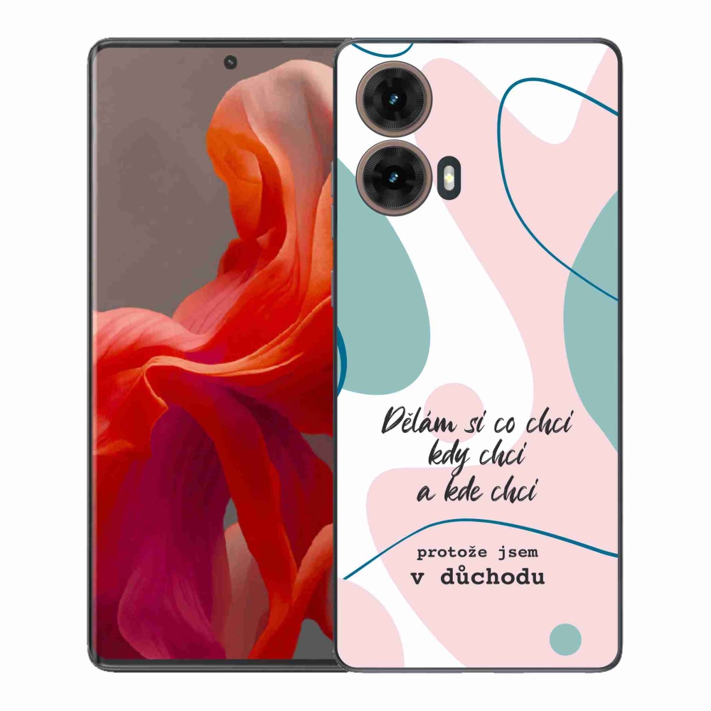 Gélový kryt mmCase na Motorola Moto G85 5G - vtipný text 10 biele pozadie