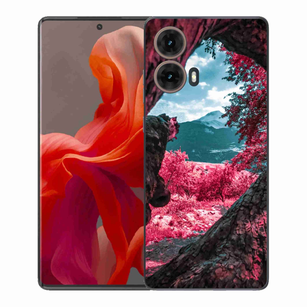 Gélový kryt mmCase na Motorola Moto G85 5G - výhľad na hory