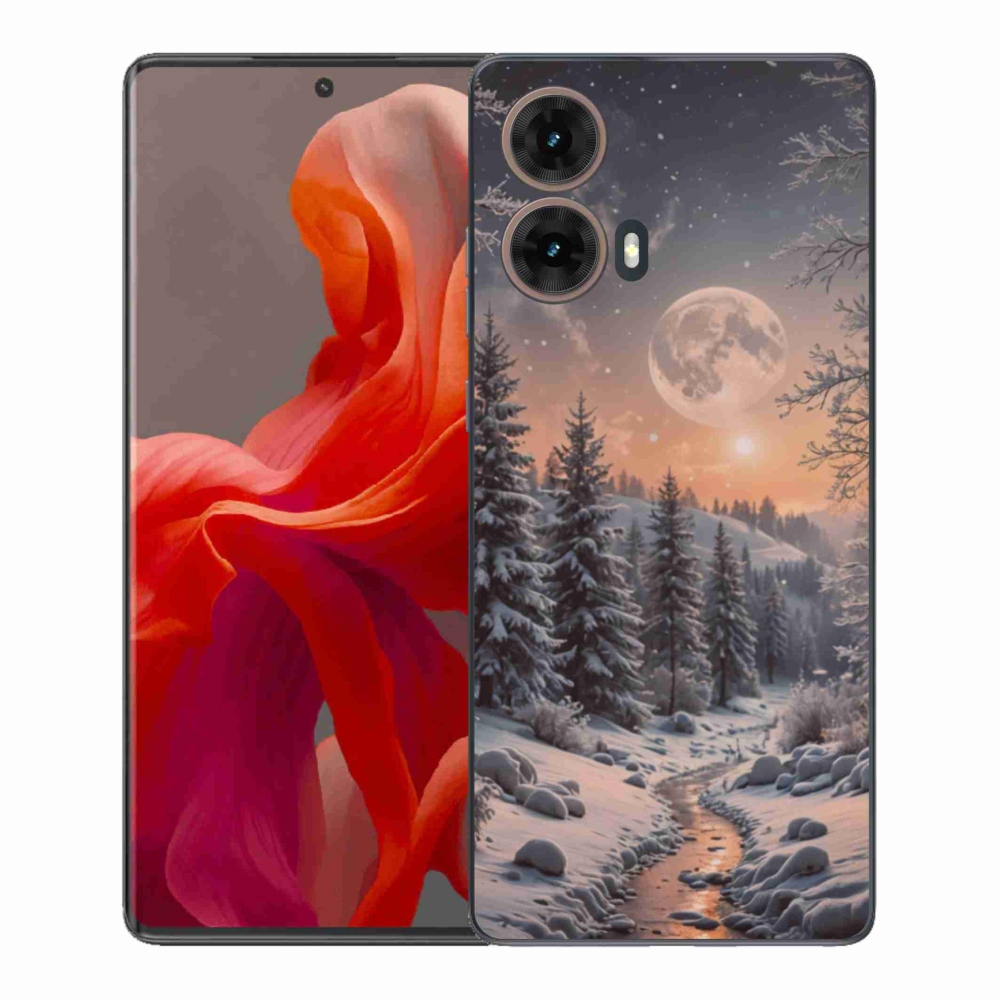 Gélový kryt mmCase na Motorola Moto G85 5G - zimná krajina 2