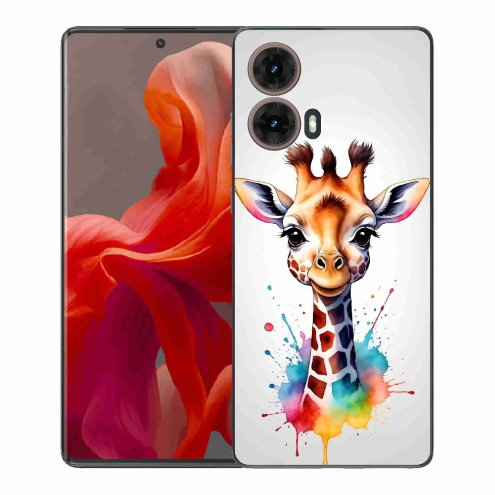 Gélový kryt mmCase na Motorola Moto G85 5G - žirafa 1