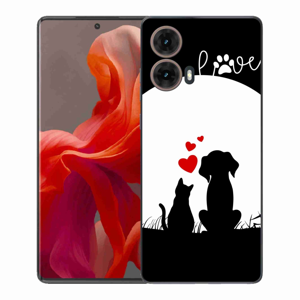 Gélový kryt mmCase na Motorola Moto G85 5G - zvieracia láska