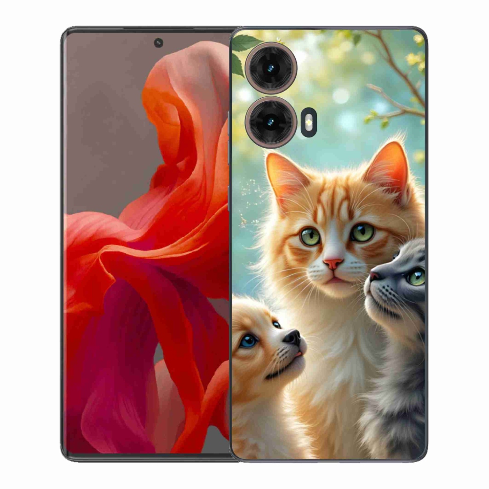 Gélový kryt mmCase na Motorola Moto G85 5G - zvieracie priateľstvo 2