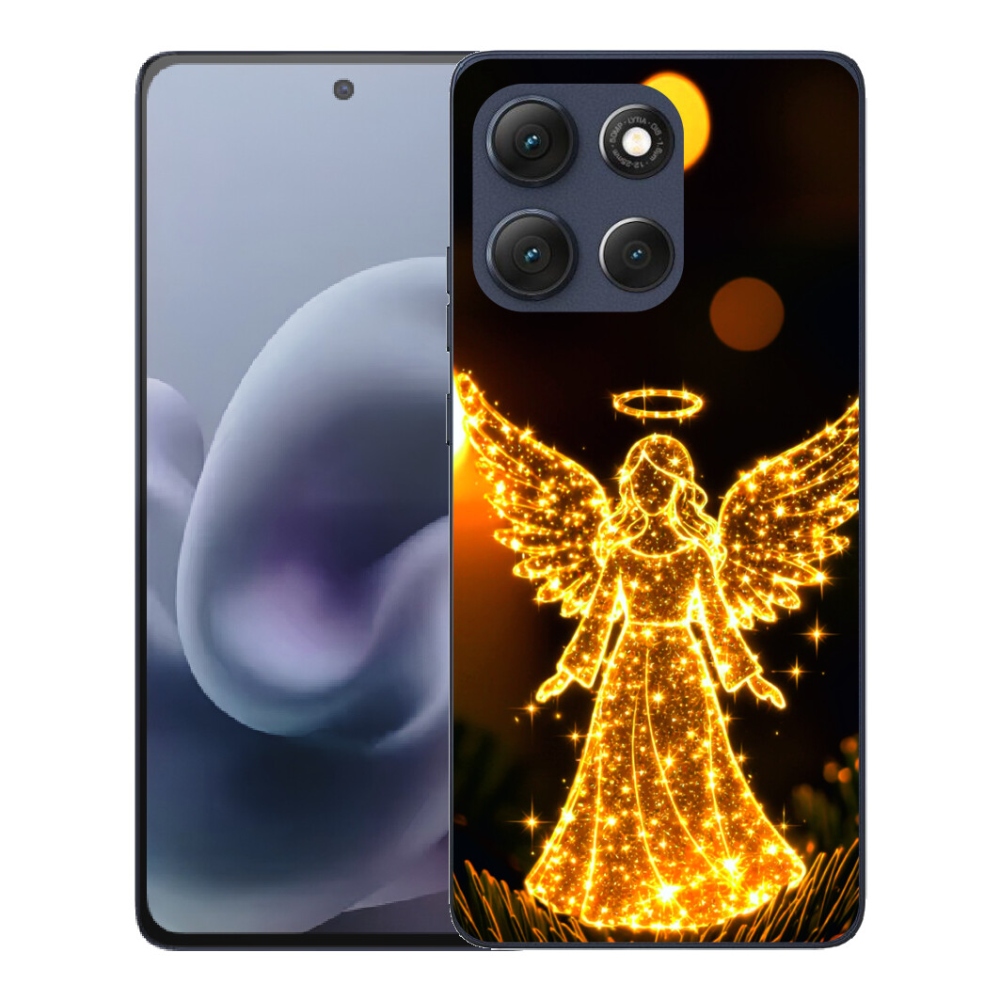 Gélový obal mmCase pre Motorola Moto G86 5G – anjel