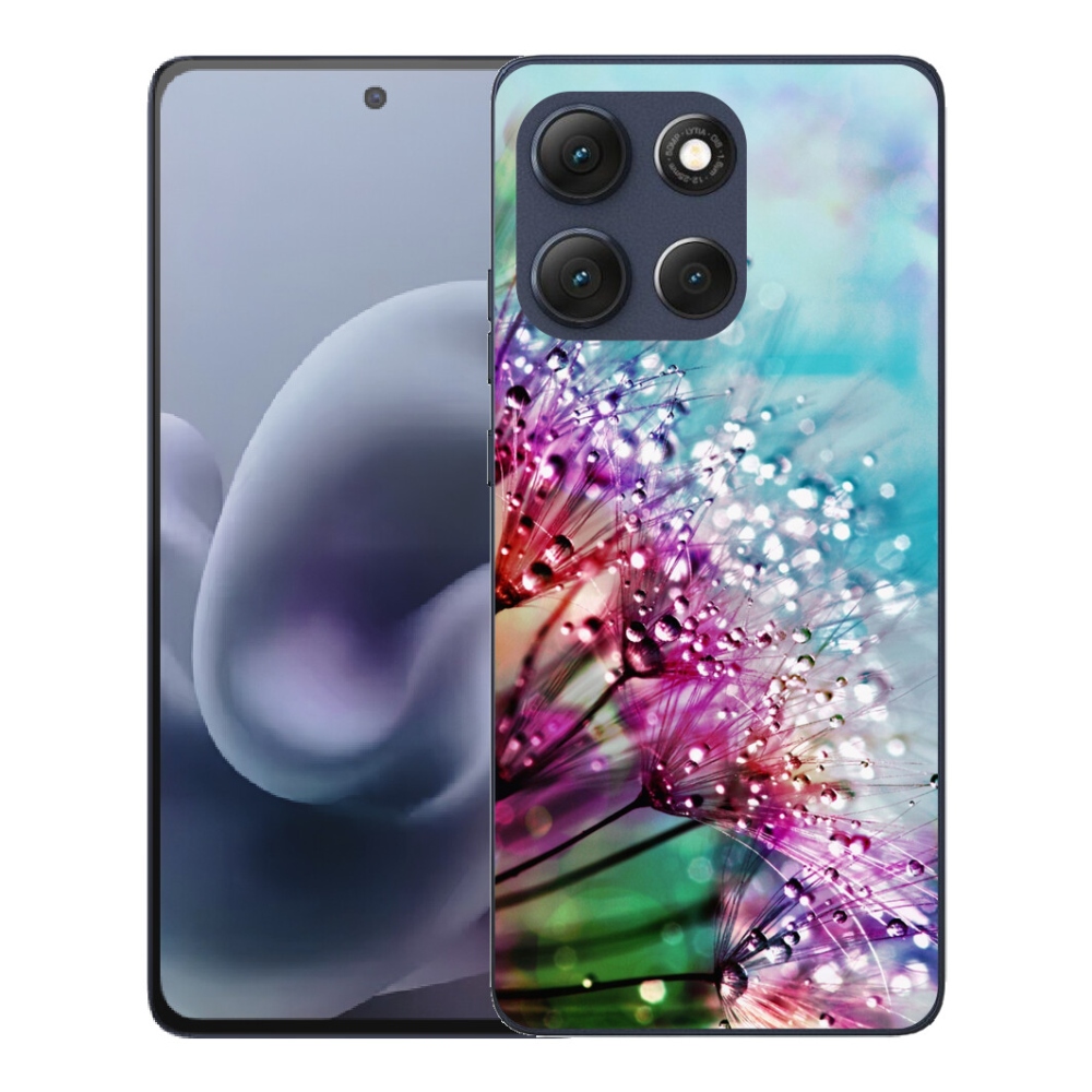 Gélový obal mmCase pre Motorola Moto G86 5G – farebné kvety