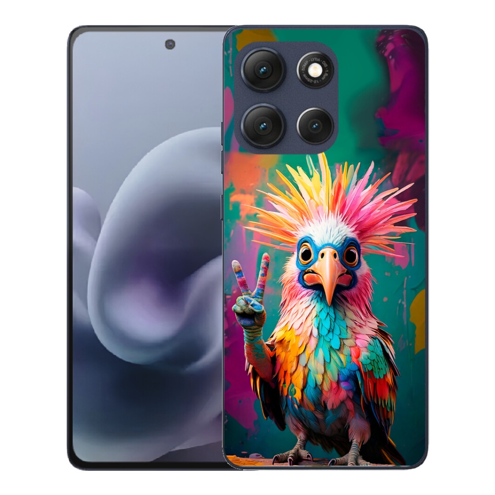 Gélový obal mmCase pre Motorola Moto G86 5G – farebný rebel