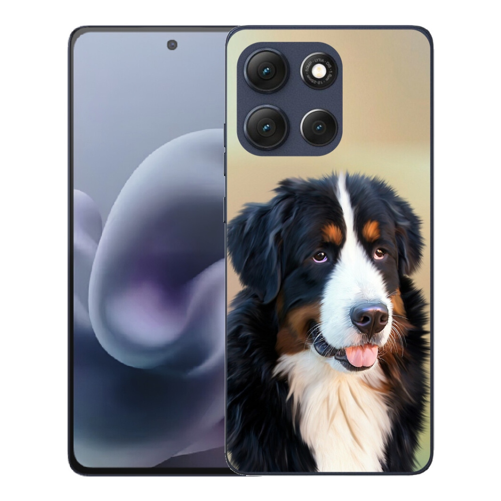 Gélový obal mmCase pre Motorola Moto G86 5G – bernský salašnícky pes