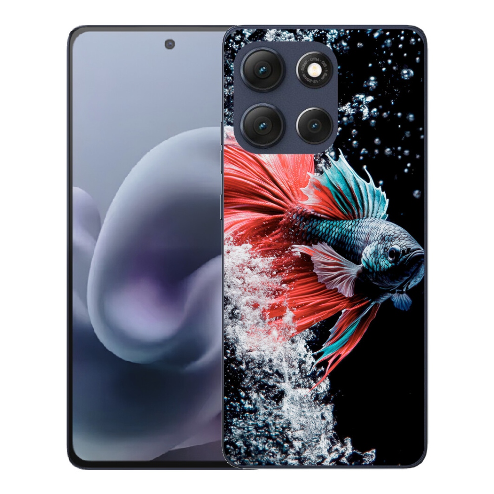 Gélový obal mmCase pre Motorola Moto G86 5G – pestrofarebná bojovníčka