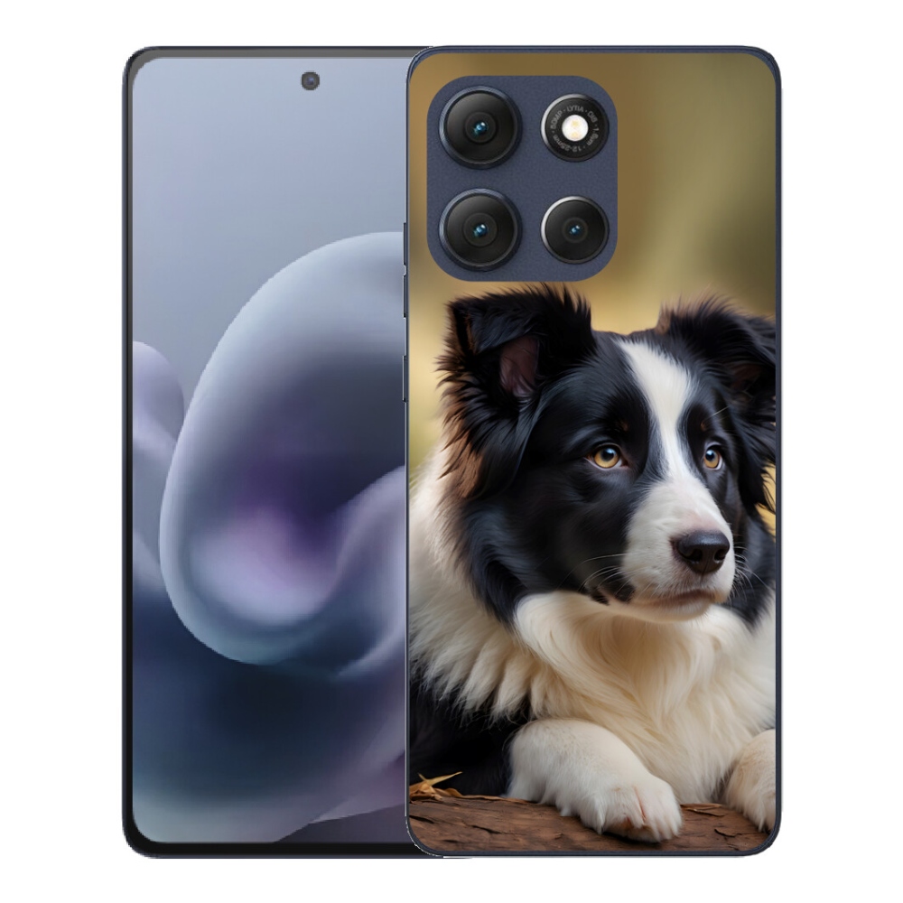 Gélový obal mmCase pre Motorola Moto G86 5G – border kolie 2
