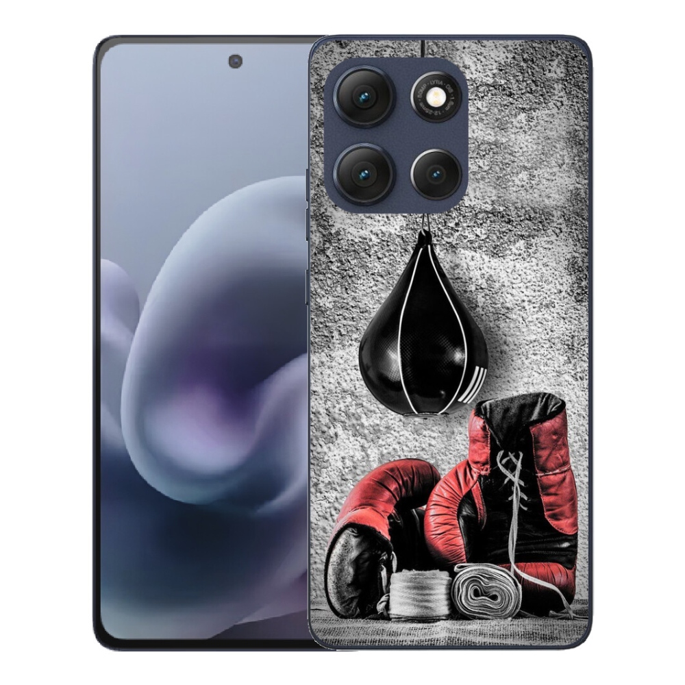 Gélový obal mmCase pre Motorola Moto G86 5G – boxovací vak a rukavice
