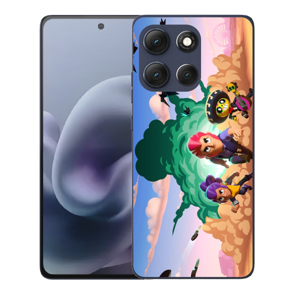 Gélový obal mmCase pre Motorola Moto G86 5G – Brawl Stars