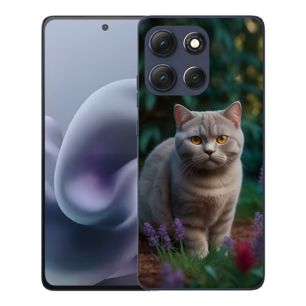 Gélový obal mmCase pre Motorola Moto G86 5G – britská mačka