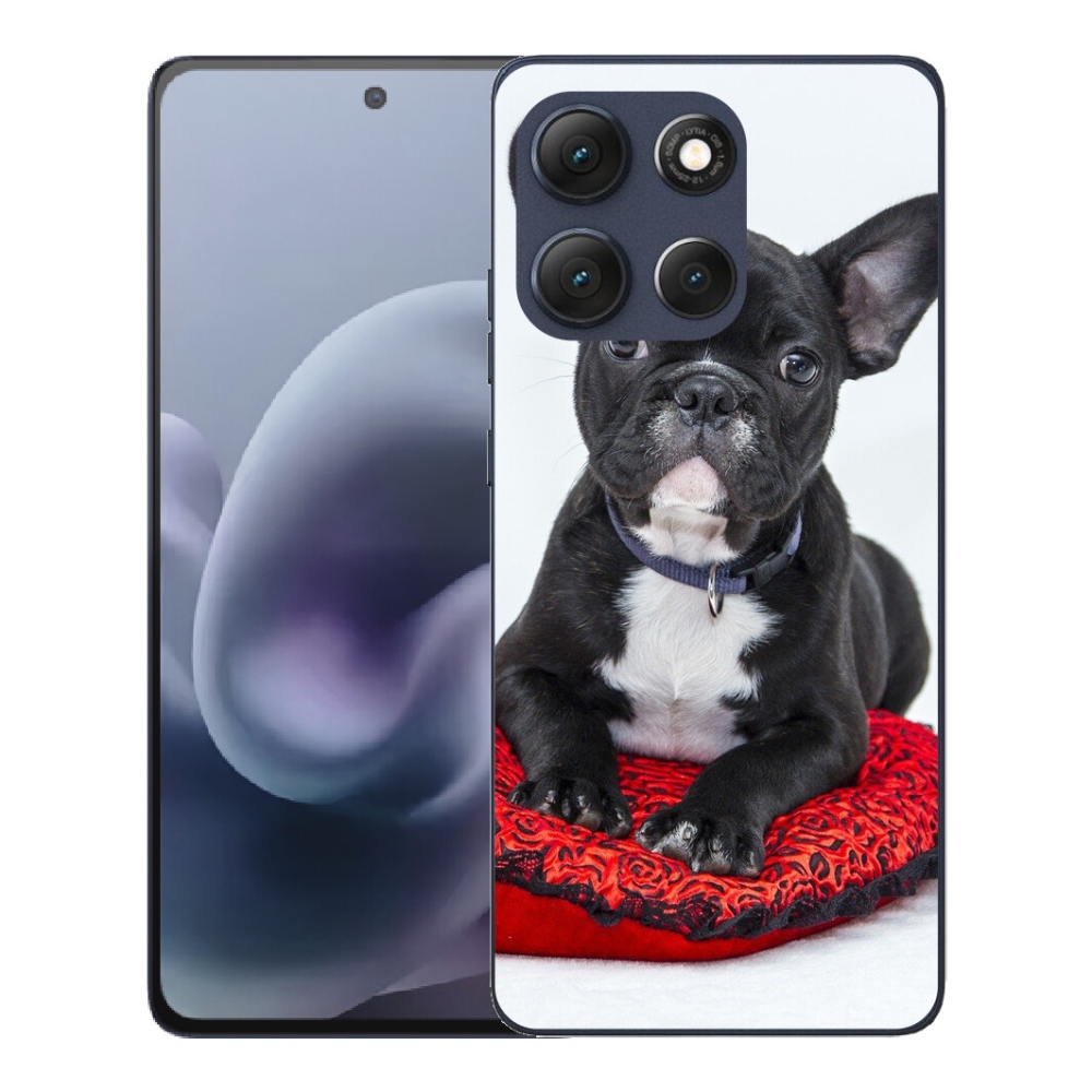Gélový obal mmCase pre Motorola Moto G86 5G – buldok